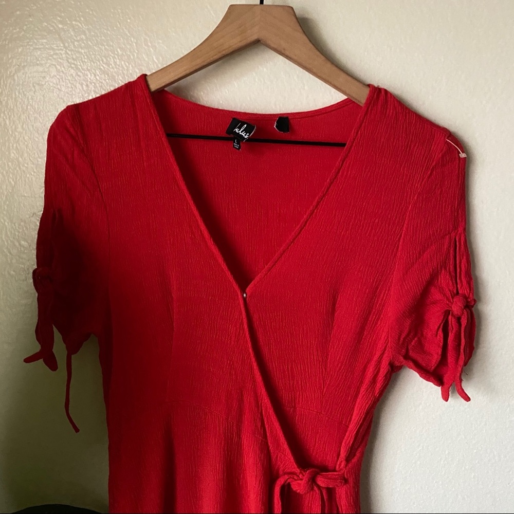 Lulu’s | My Philosophy Wrap Dress - Picture 3 of 7